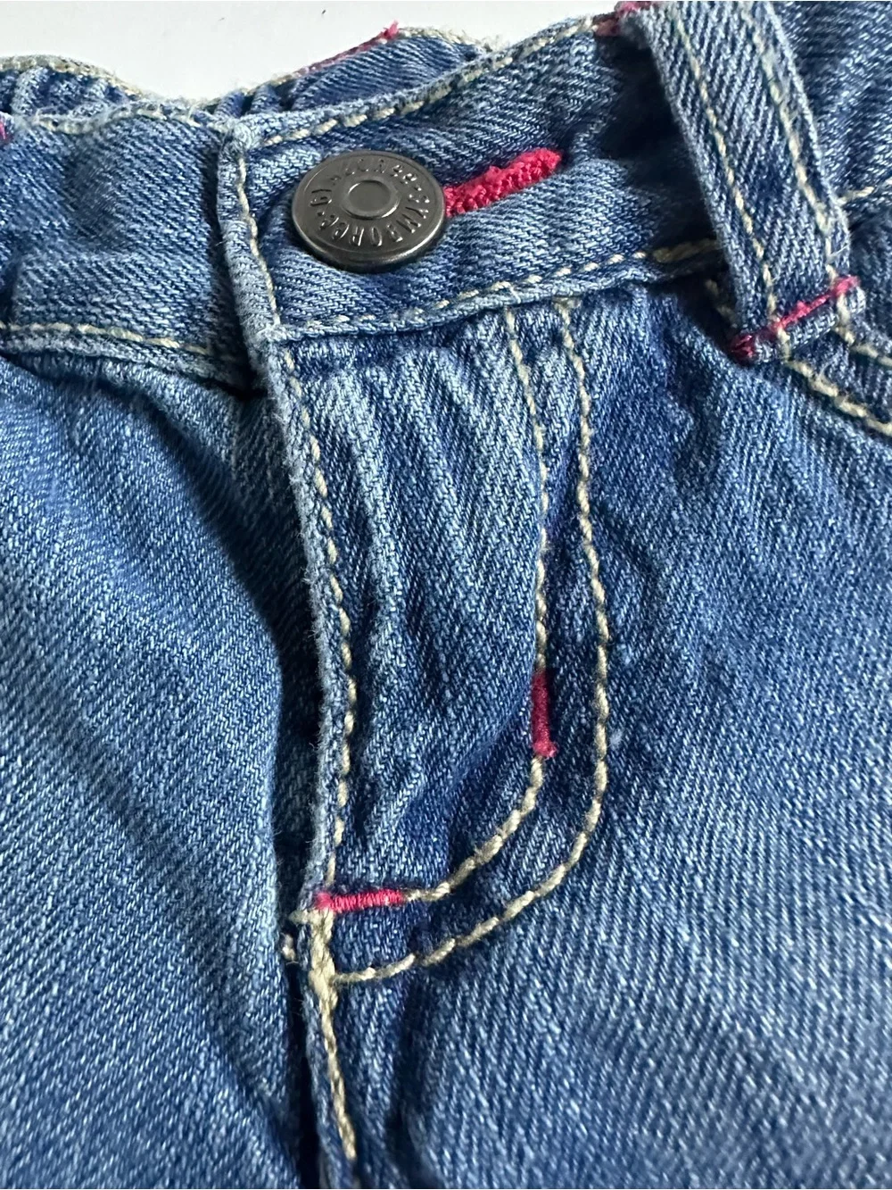 Gymboree Denim Capris with Pink Bloom Trim and Pink Bloomer